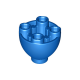 LEGO henger 2x2 kupola alj bütykökkel, kék (24947)